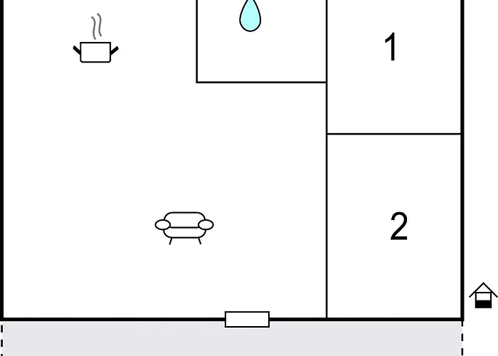 2 Bedroom Amazing In Middelhagen بيت للعطل